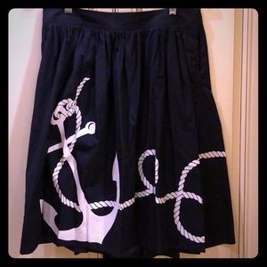 J Crew anchor skirt